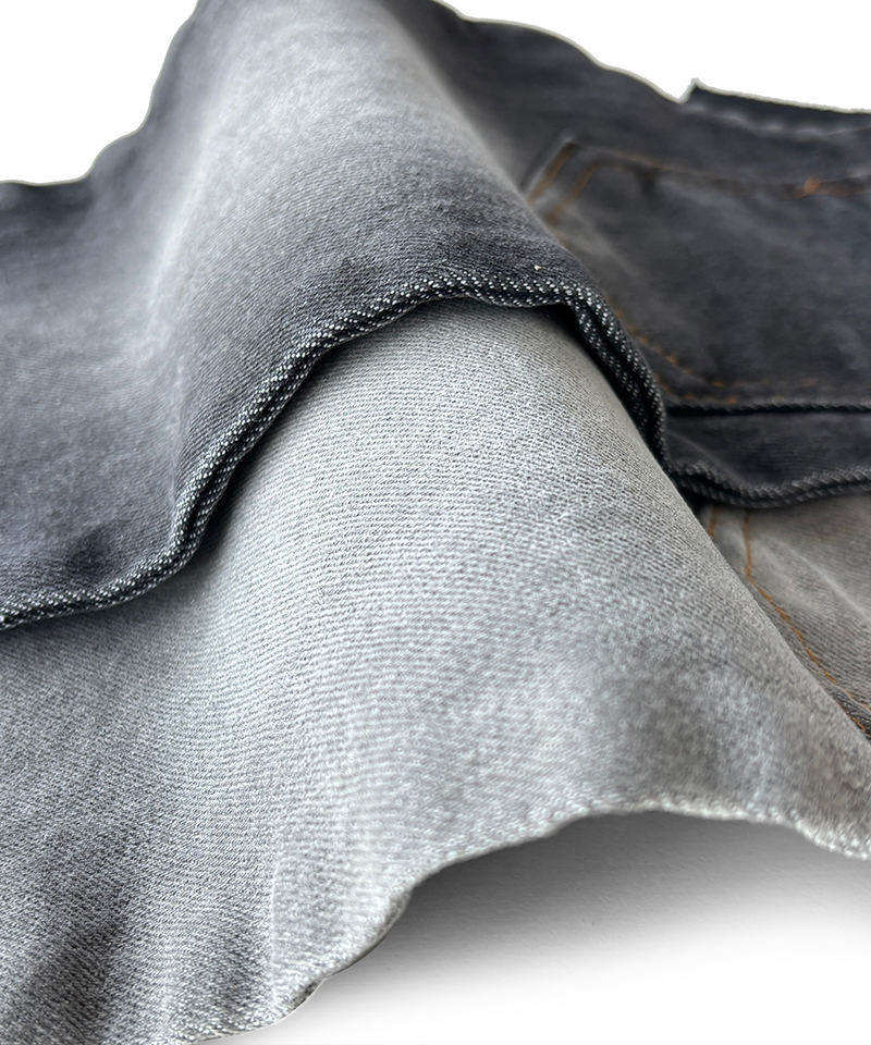  Black/Black 3/1 Twill Heavy weight Stretch denim fabric#30050