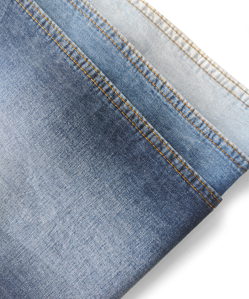  Indigo 2/1 Twill Light weight Non-stretch Pure cotton denim fabric#10027