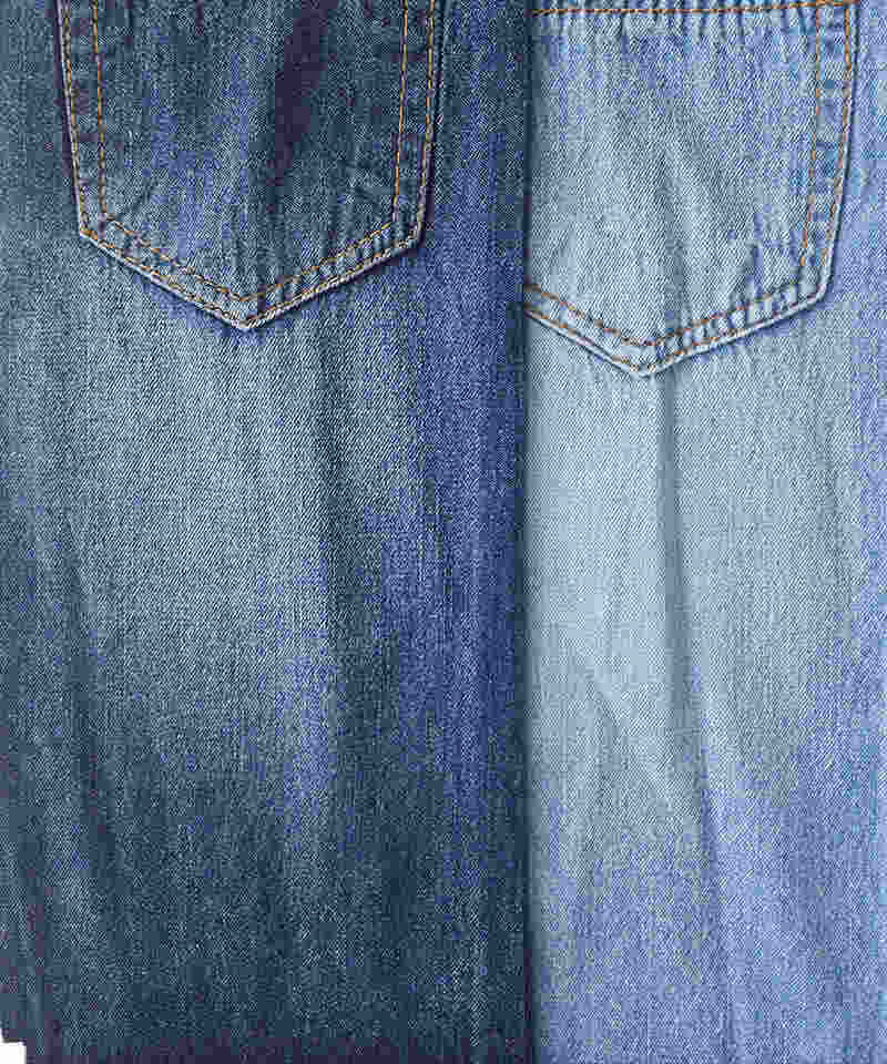 Slub,Indigo,2/1 Twill,Light weight,Non-stretch,Pure cotton denim fabric#10031