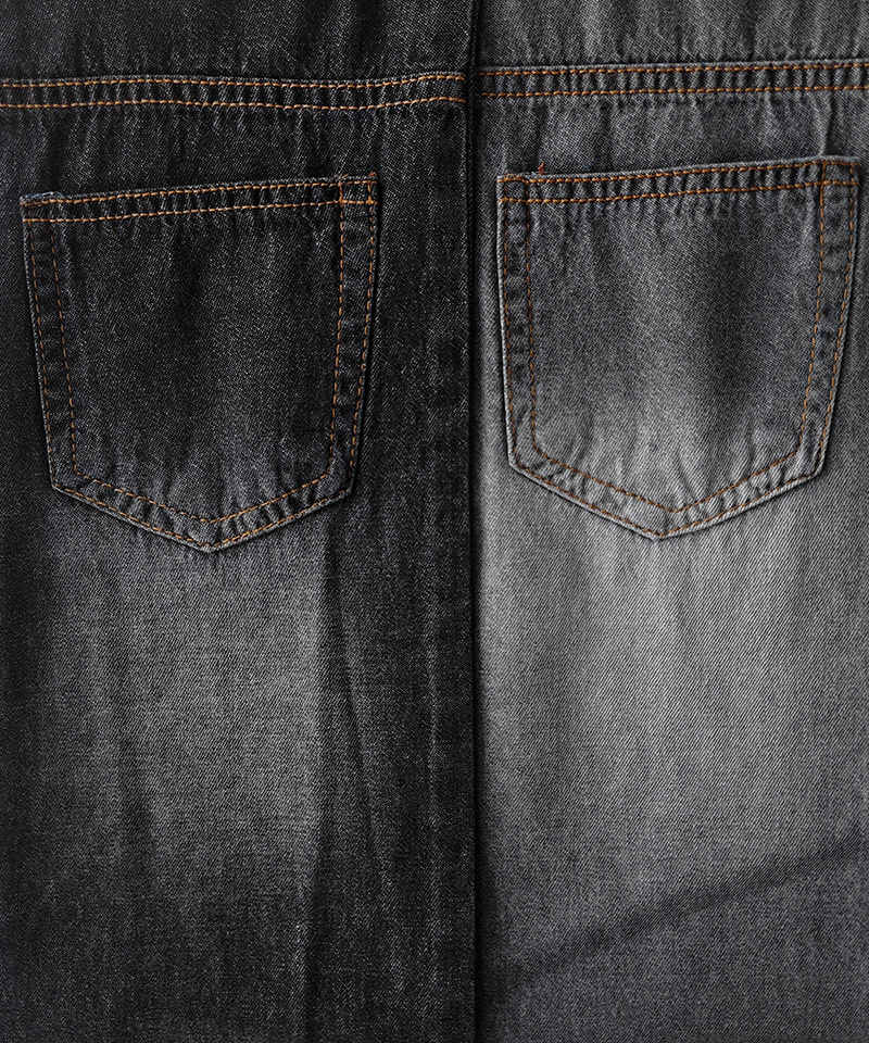  Black,2/1 Twill,Light weight,Non-stretch,Pure cotton denim fabric#10035