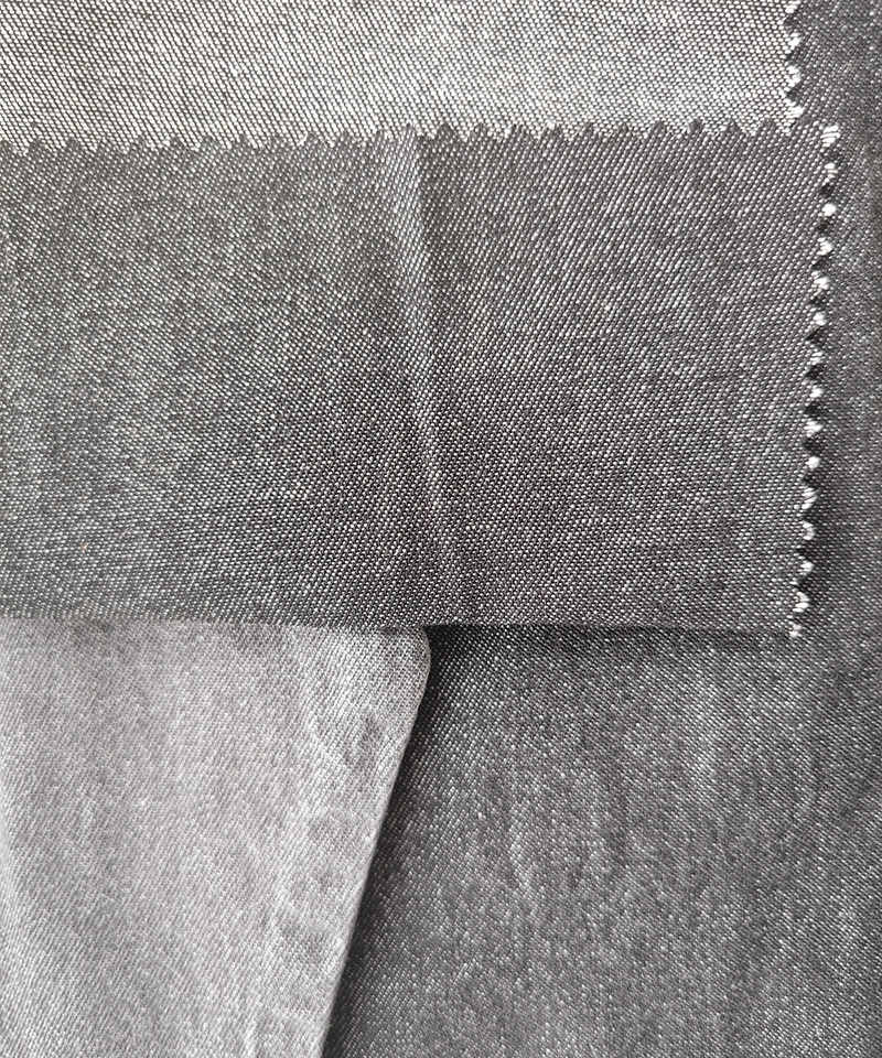  Black,2/1 Twill,Light weight,Non-stretch,Pure cotton denim fabric#10035