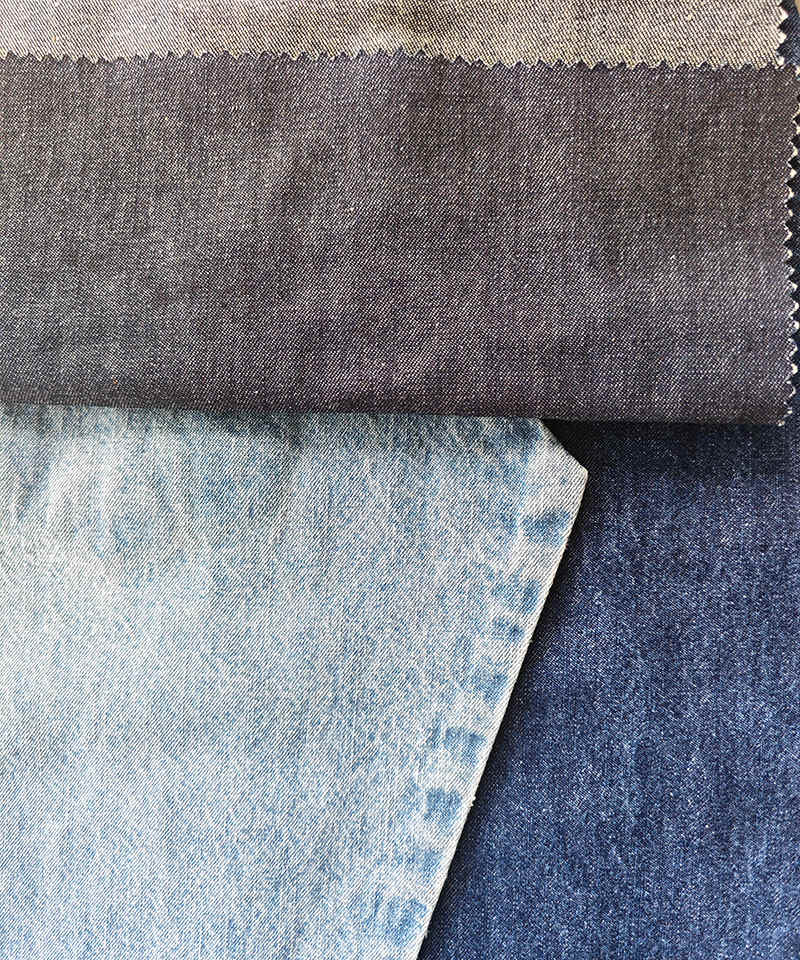 Slub Indigo 2/1 Twill Middle weight Non-stretch Pure cotton denim fabric#10041