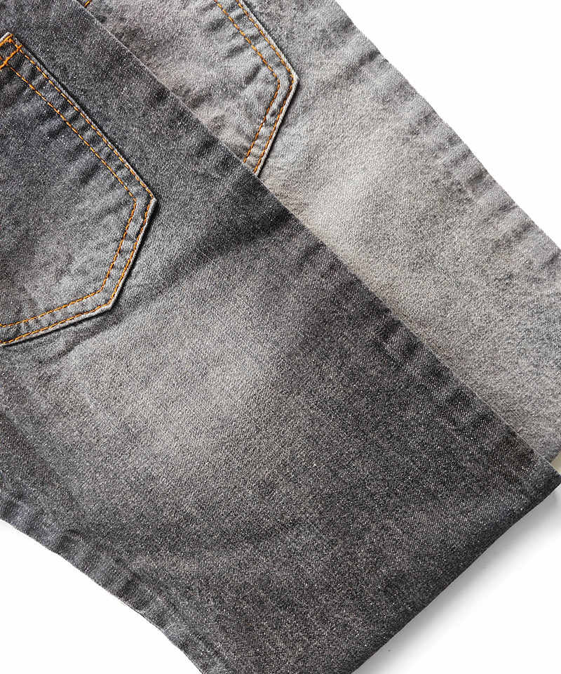 Slub Grey 2/1 Twill Middle weight Non-stretch Pure cotton denim fabric#10042