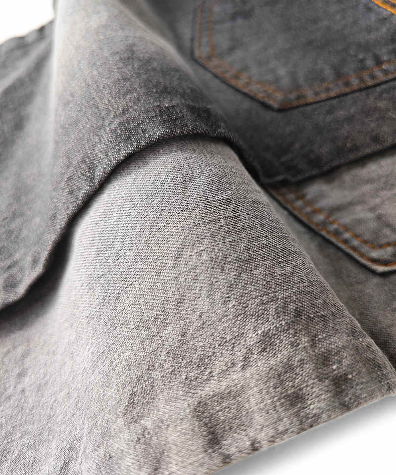 Slub Grey 2/1 Twill Middle weight Non-stretch Pure cotton denim fabric#10042