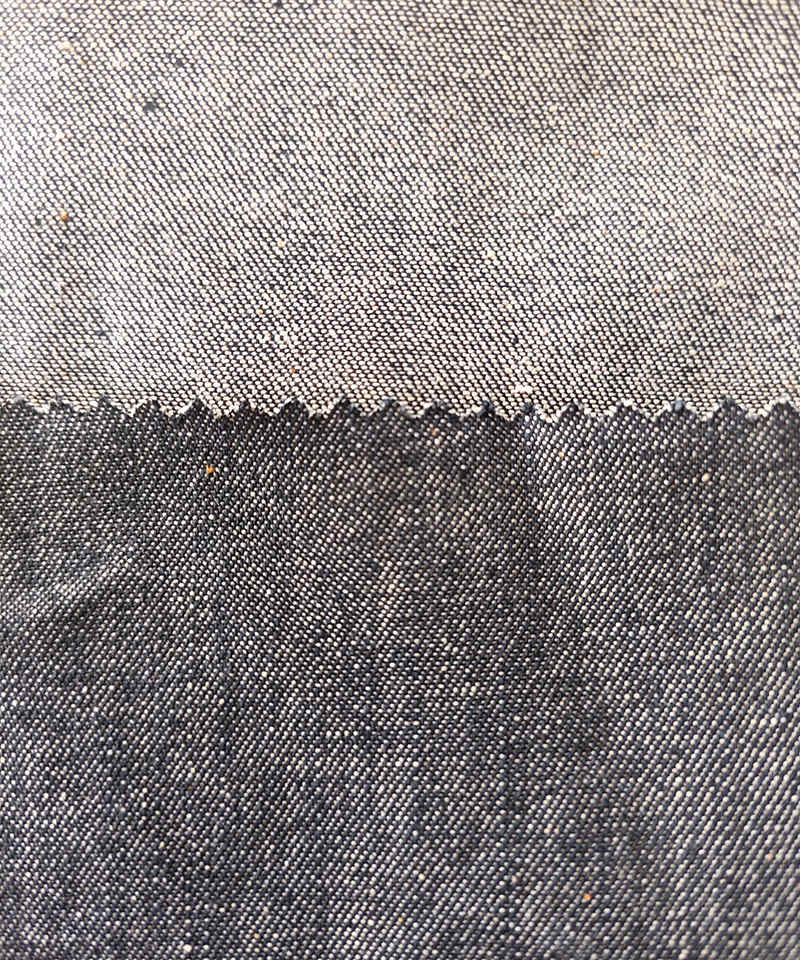 Slub Grey 2/1 Twill Middle weight Non-stretch Pure cotton denim fabric#10042