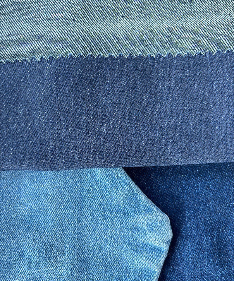  Indigo 3/1 Twill Heavy weight Stretch denim fabric#40014