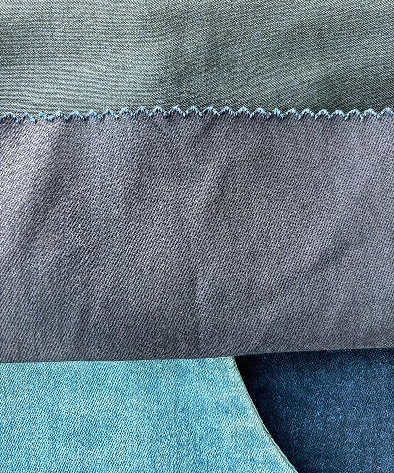  Indigo 3/1 Twill Middle weight Stretch denim fabric#40020