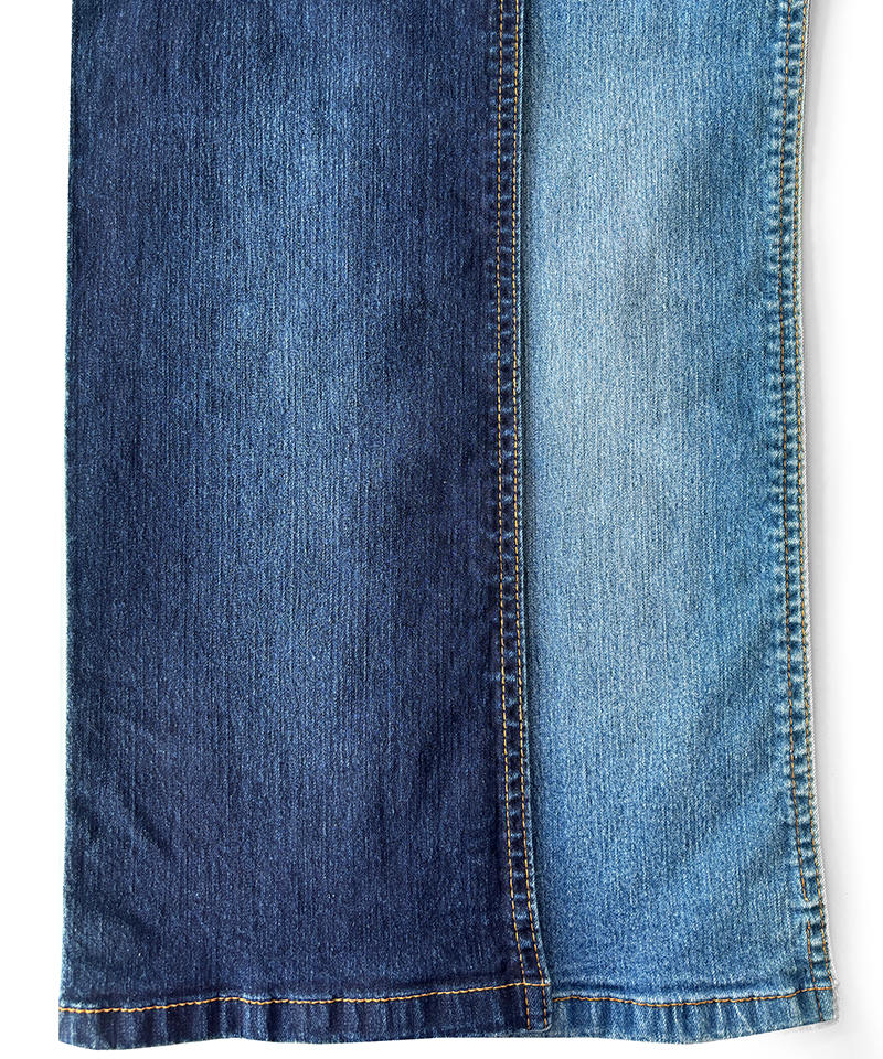 Slub Indigo 3/1 Twill Light weight Stretch denim fabric#40033