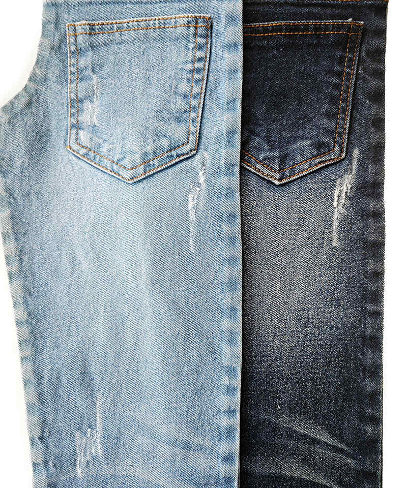  Indigo 3/1 Twill Middle weight Stretch denim fabric#20067