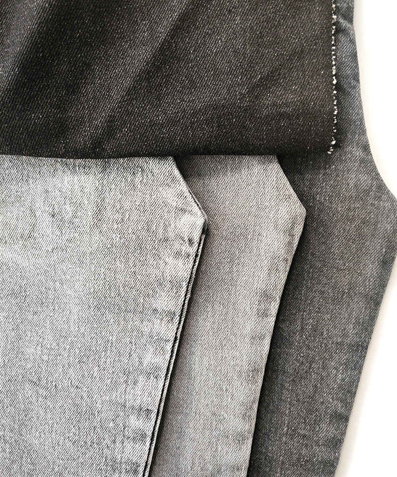  Black 3/1 Twill Heavy weight Stretch denim fabric#20071