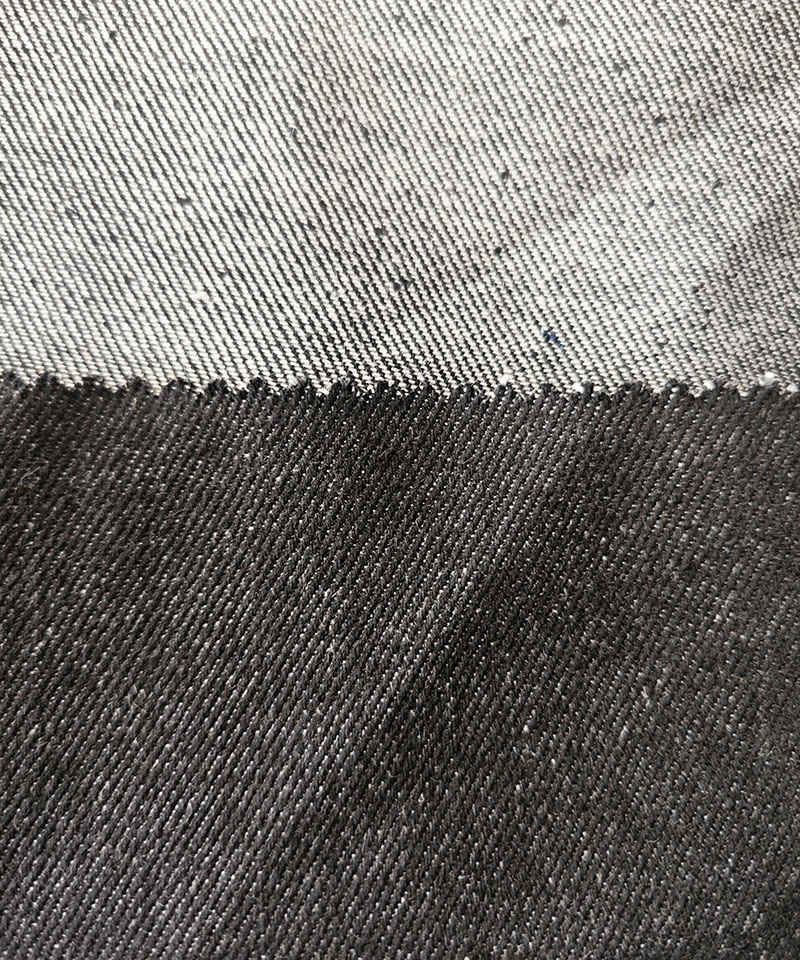  Black 3/1 Twill Heavy weight Stretch denim fabric#20071