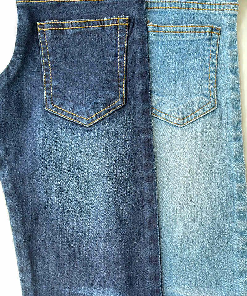  Indigo 3/1 Twill Middle weight Stretch denim fabric#70001