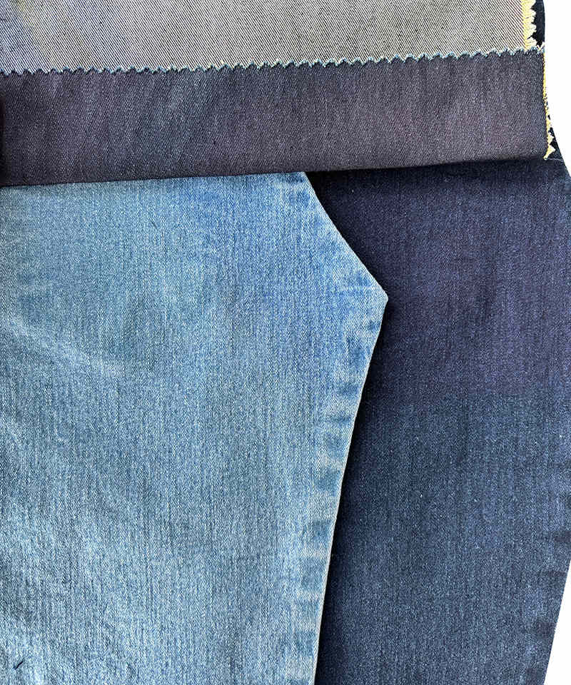  Indigo 3/1 Twill Middle weight Stretch denim fabric#70001