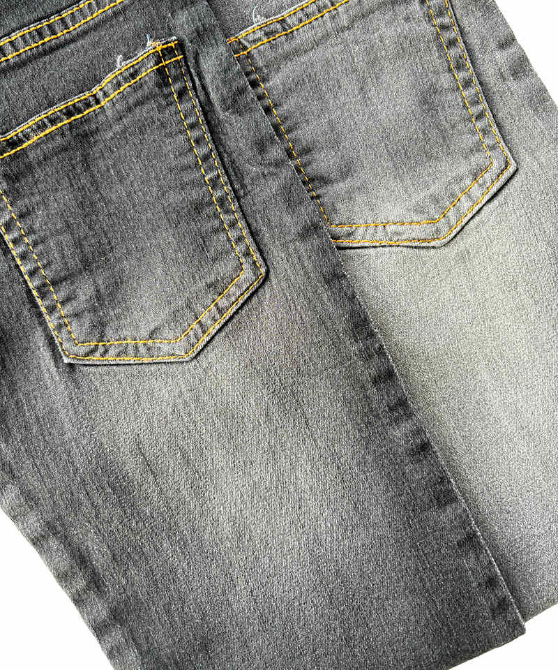  Black 3/1 Twill Middle weight Stretch denim fabric#70002