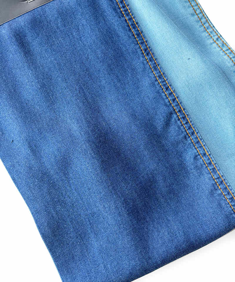  Indigo 2/1 Twill Light weight Non-stretch Pure cotton denim fabric#70006