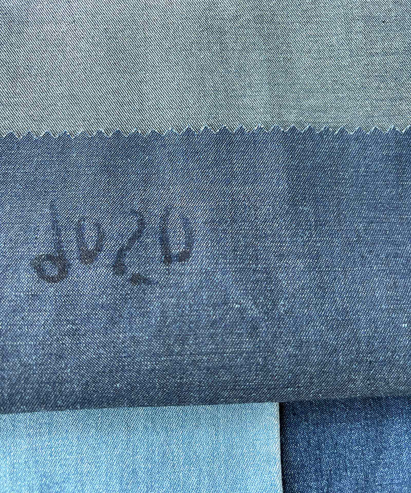  Indigo 2/1 Twill Light weight Stretch denim fabric#70007