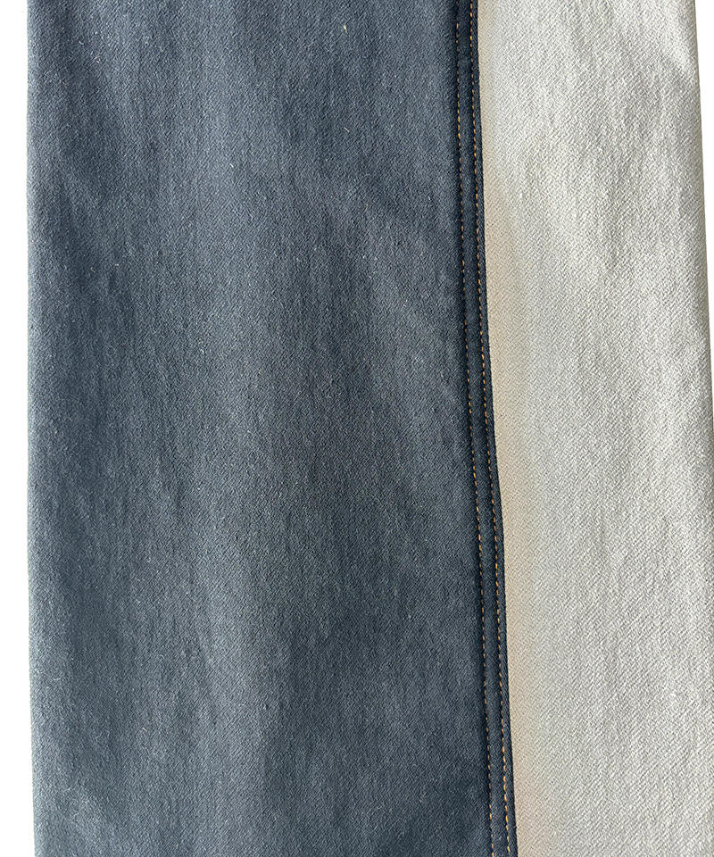 Ecru/BlackFake knittingMiddle weightStretchdenim fabric#60057