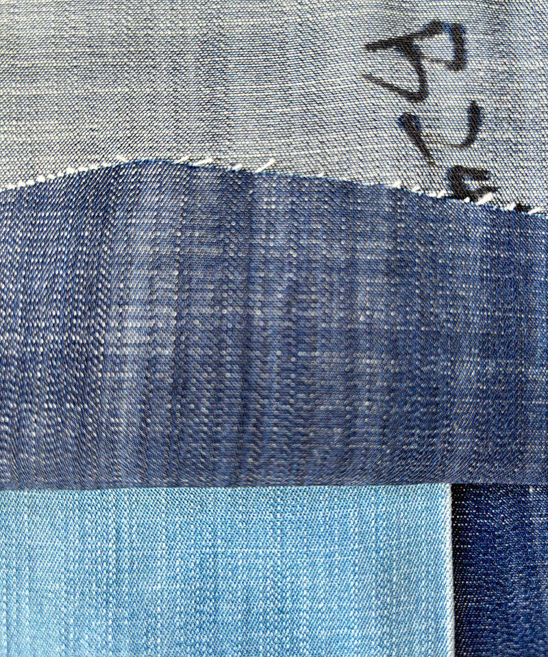  Indigo 2/1 Twill Light weight Non-stretch Pure cotton denim fabric#70008