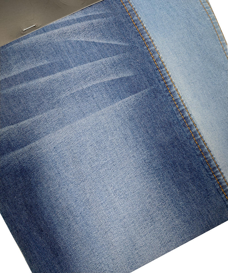  Indigo,2/1 Twill,Light weight,Non-stretch,Pure cotton denim fabric#10018