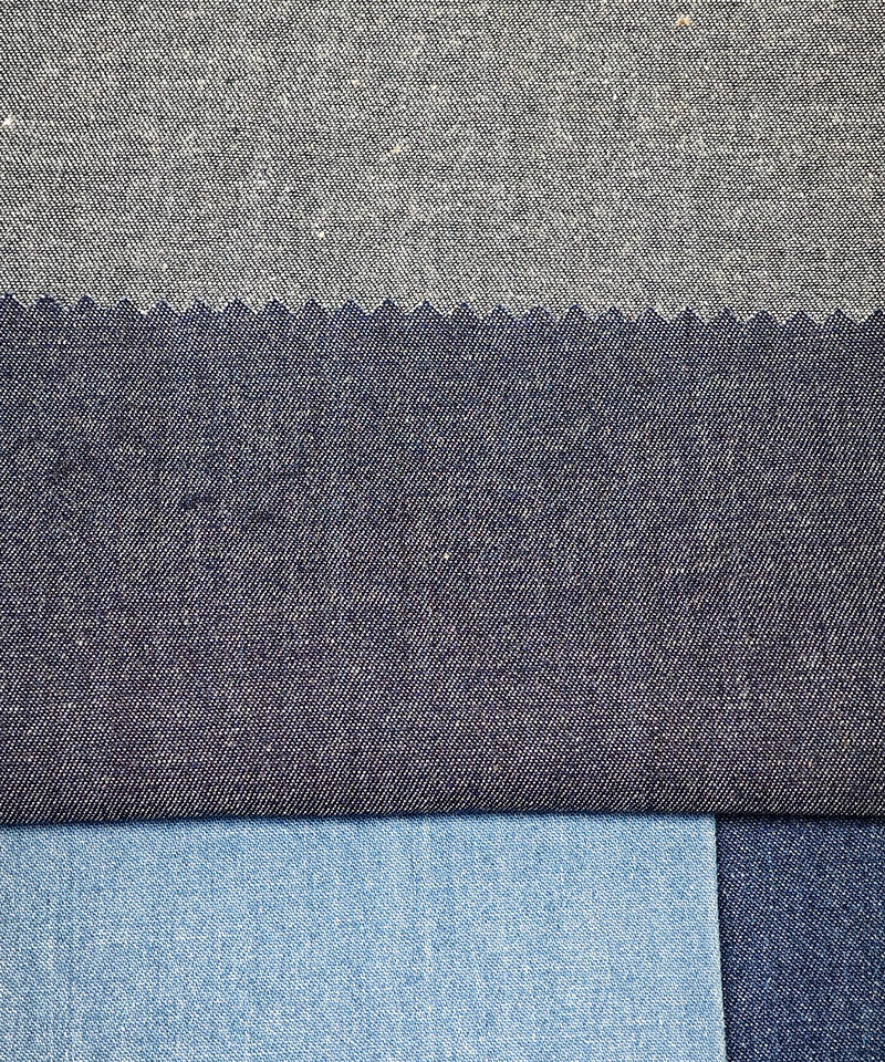  Indigo,2/1 Twill,Light weight,Non-stretch,Pure cotton denim fabric#10018