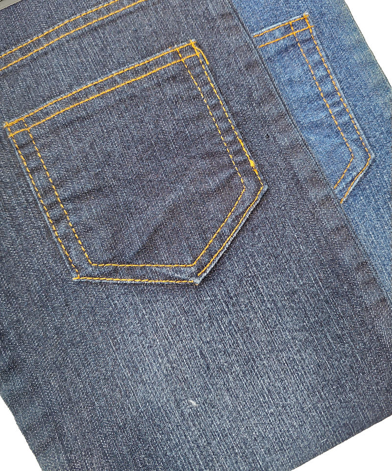 Slub Indigo 2/1 Twill Middle weight Stretch denim fabric#30025