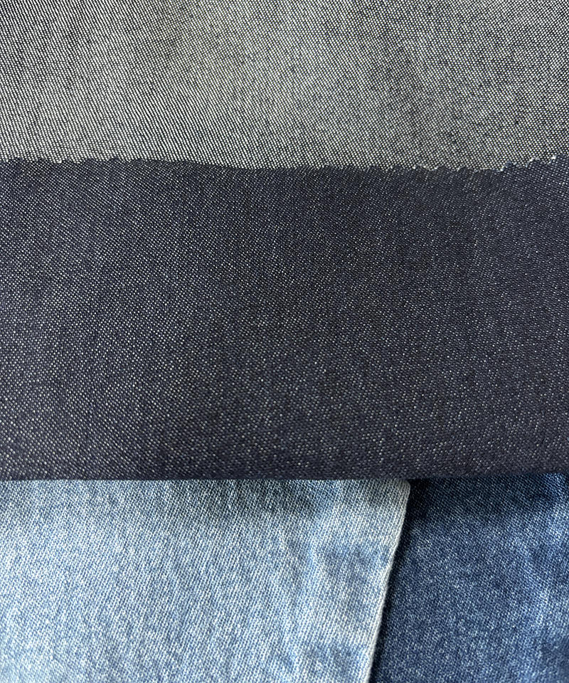  INDIGO 2/1 Twill Light weight Stretch denim fabric#30072