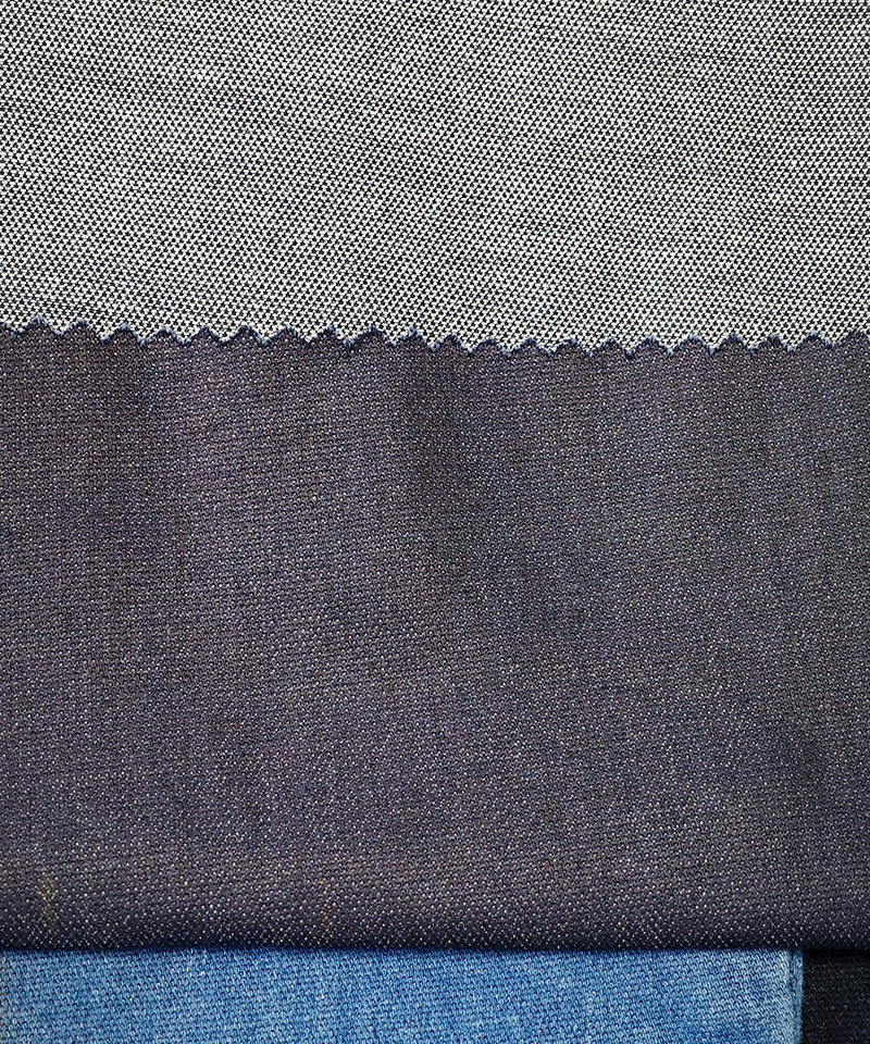  Indigo 2/1 Twill Light weight High stretch denim fabric#40010