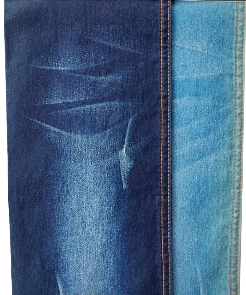  Indigo 4/1 Satin Middle weight High stretch denim fabric#50016