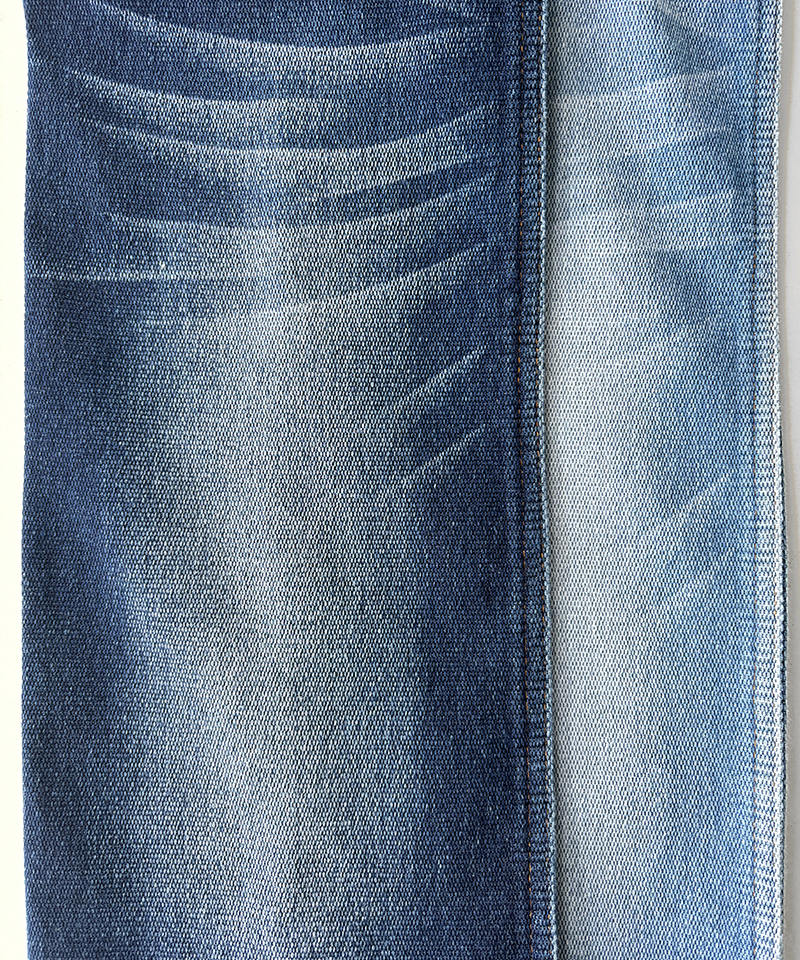  Indigo Jacquard Heavy weight High stretch denim fabric#90005