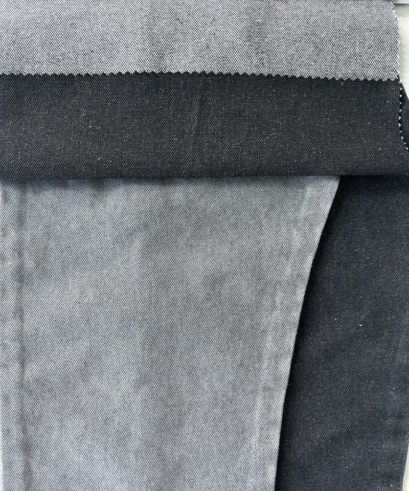 Black 3/1 Twill Middle weightNon-stretchdenim fabric#10049