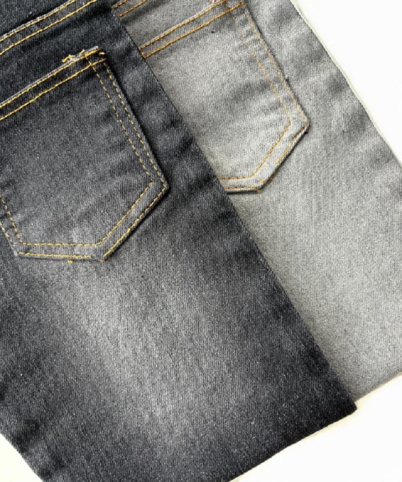 Black 3/1 Twill Heavy weightStretchdenim fabric#30071