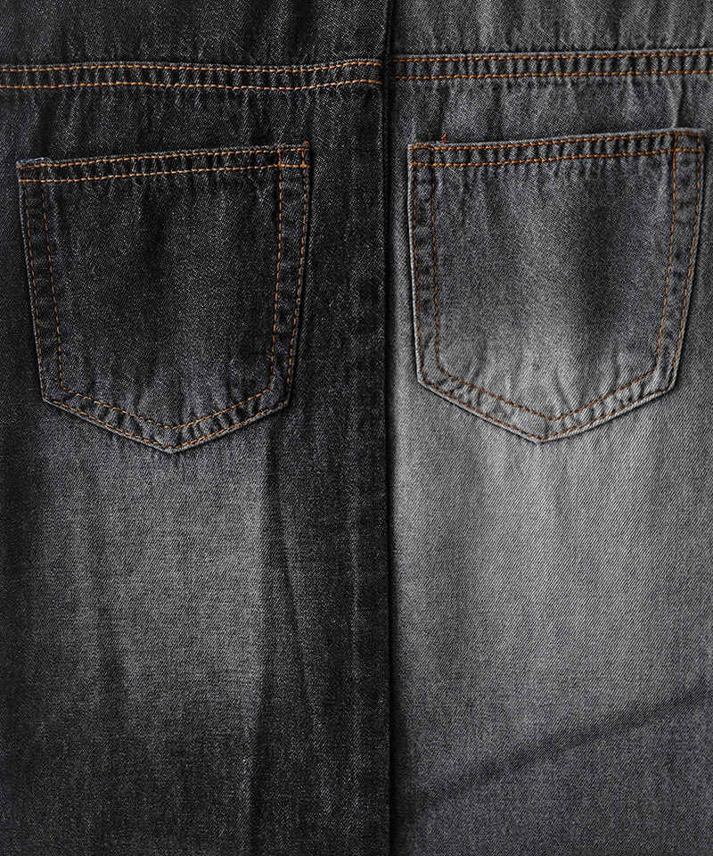 What are the advantages of pure cotton denim compared to denim made of other materials?