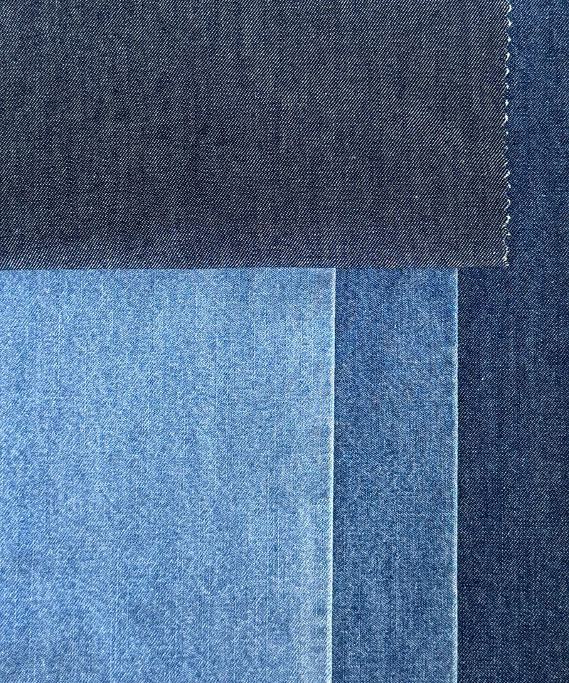 Slub-9879#Indigo-2/1 Twill-7.7oz-Non-stretch-denim fabric#10041