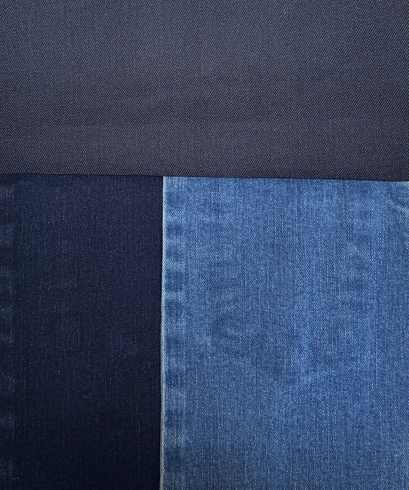 Slub-9665#Indigo-3/1 Twill-10.8oz-Stretch-denim fabric#20005