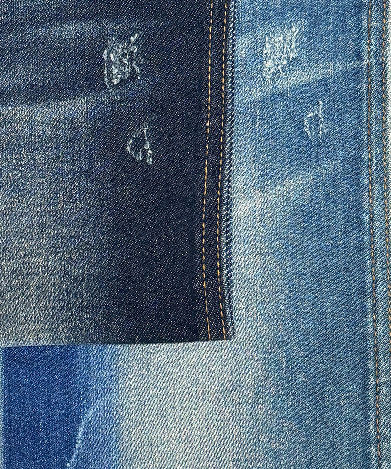 -6630-5#Indigo-3/1 Twill-12.4oz-Stretch-denim fabric#20056