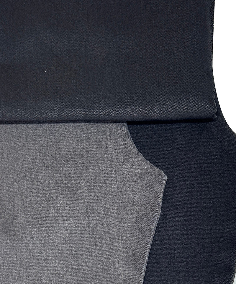 -YJ#Black/Black-3/1 Twill-10.1oz-High stretch-denim fabric#30055