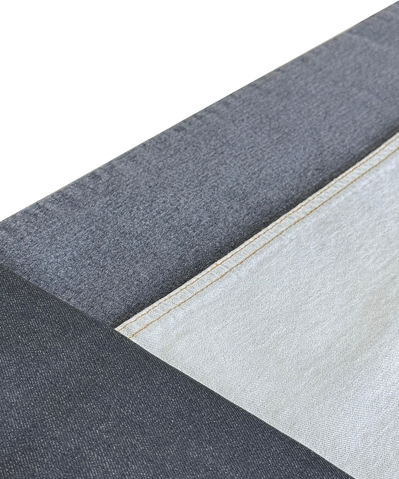 -240714#Grey-3/1 Twill-11.2oz-Stretch-denim fabric#30076