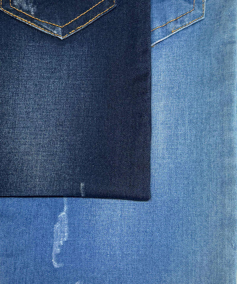 -5207-1#Indigo-2/1 Twill-6.3oz-High stretch-denim fabric#40010