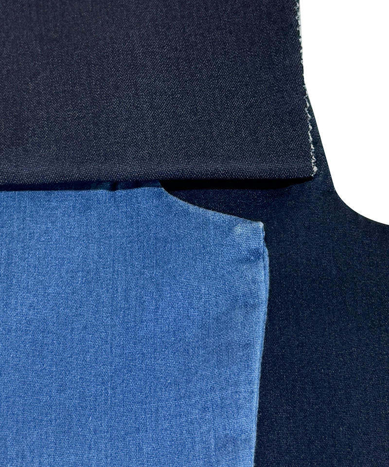 -5207-1#Indigo-2/1 Twill-6.3oz-High stretch-denim fabric#40010