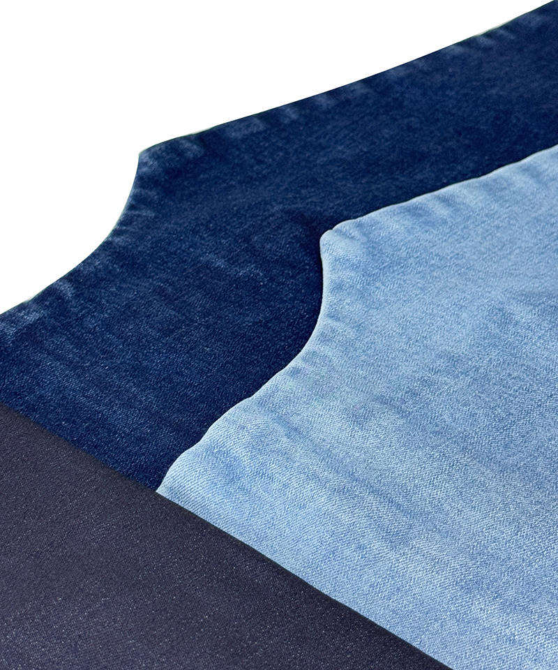 Slub-9950#Indigo-3/1 Twill-11.2oz-Stretch-denim fabric#40032