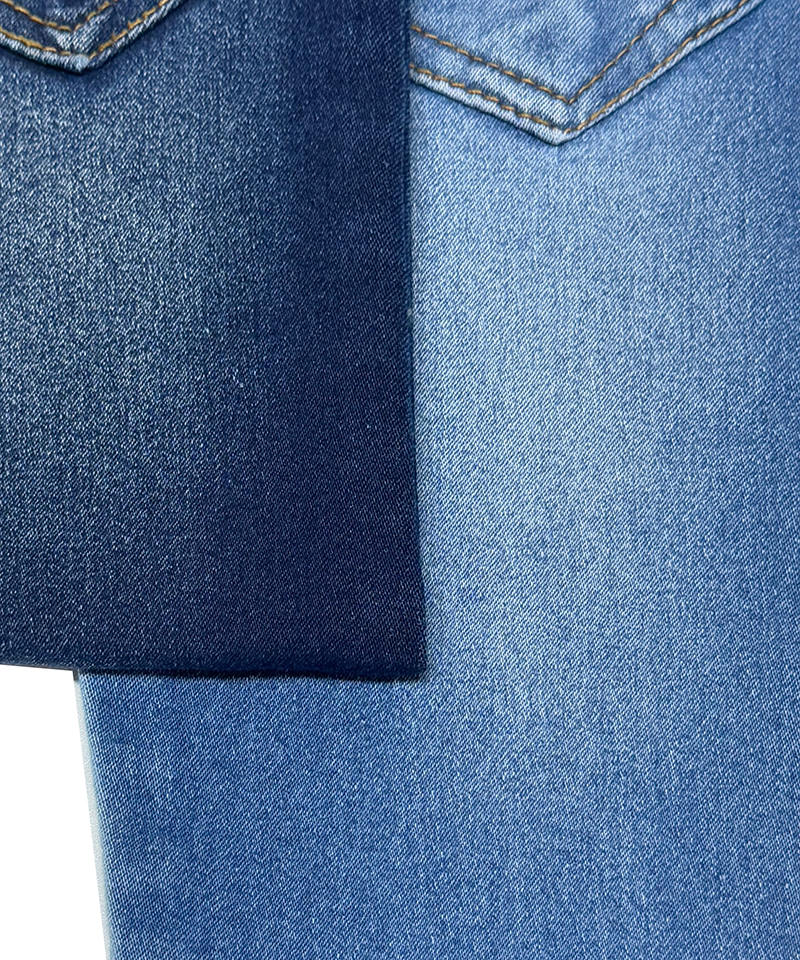 -9817#Indigo-4/1 Satin-10.1oz-High stretch-denim fabric#50035