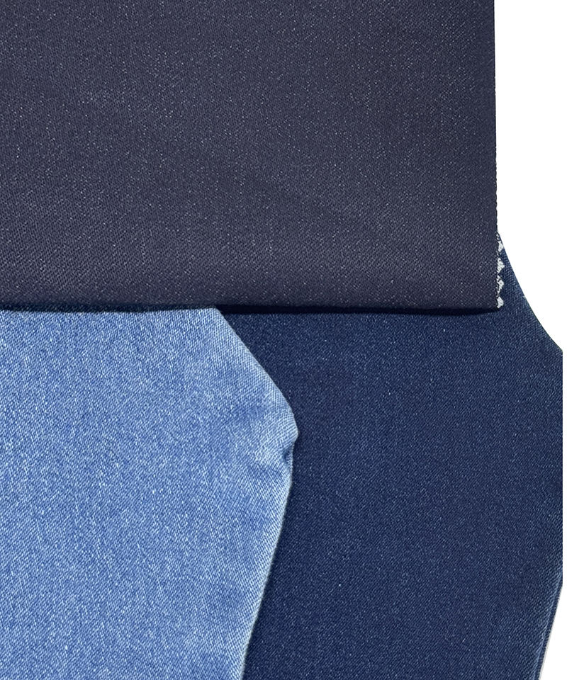 -9817#Indigo-4/1 Satin-10.1oz-High stretch-denim fabric#50035