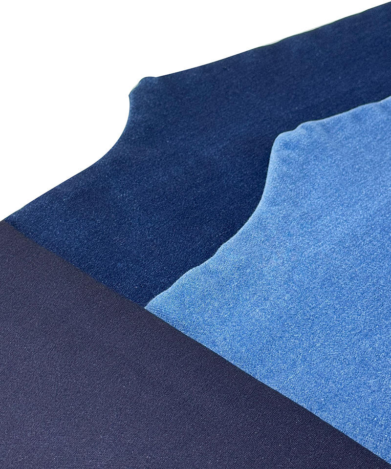 -9817#Indigo-4/1 Satin-10.1oz-High stretch-denim fabric#50035