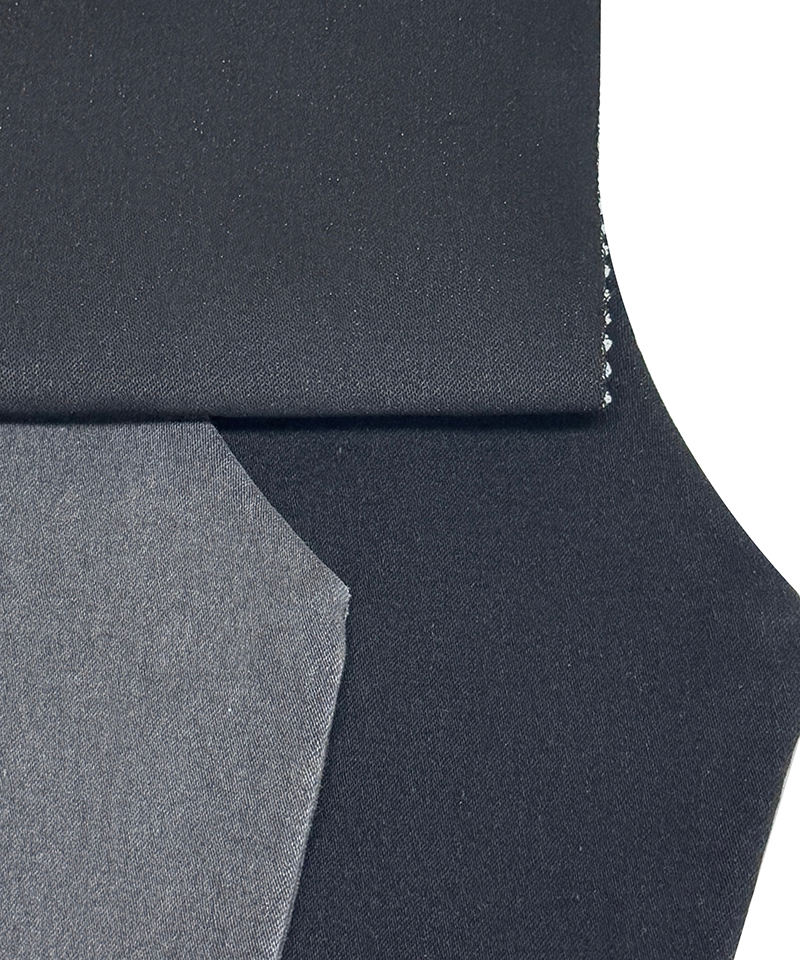 -9816#Black-4/1 Satin-10.3oz-High stretch-denim fabric#50036