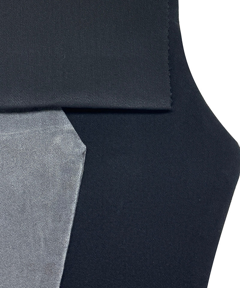 -240914#Black/Black-4/1 Satin-10.5oz-Stretch-denim fabric#50045