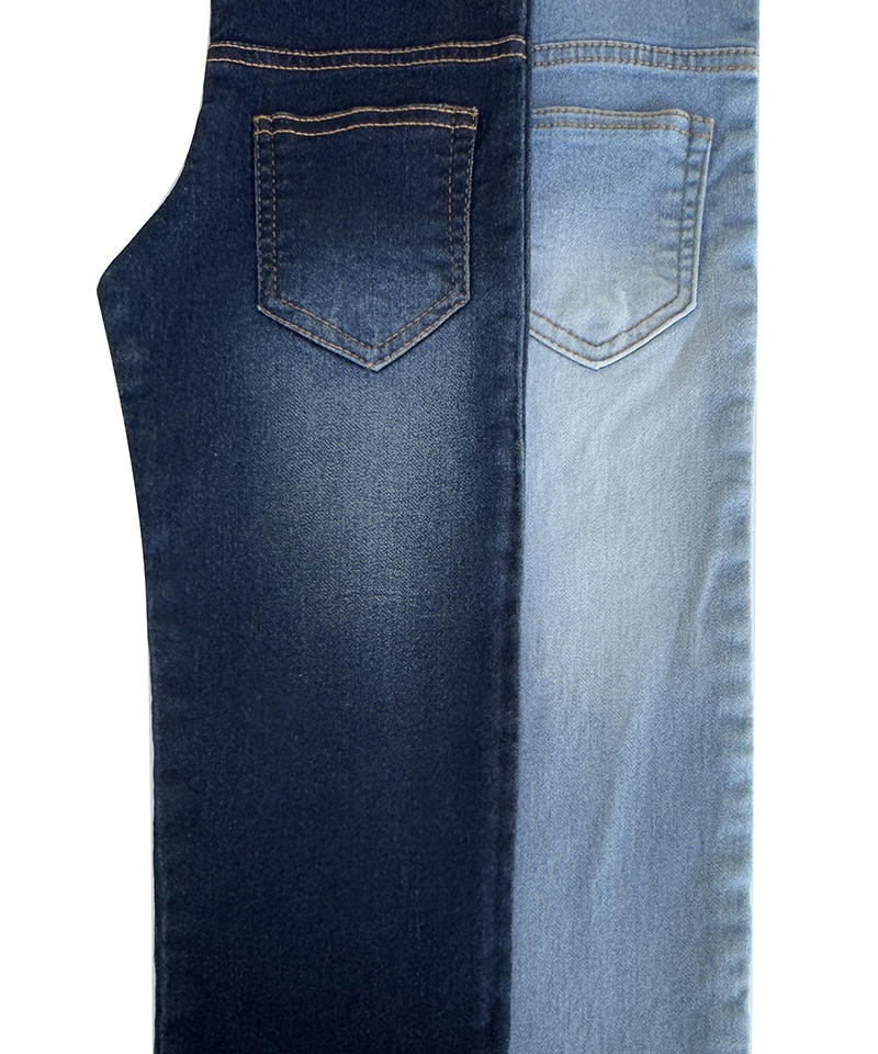 -9992-4#INDIGO-Fake knitting-8.5oz-Stretch-denim fabric#60064