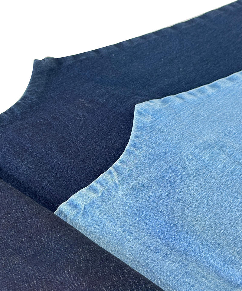 -9693#Indigo-3/1 Twill-9.5oz-Stretch-Cold feeling-denim fabric#70001