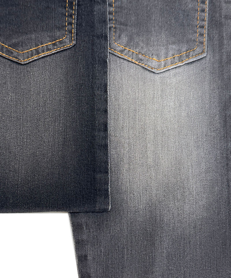 -9692#Black-3/1 Twill-9.5oz-Stretch-Cold feeling-denim fabric#70002