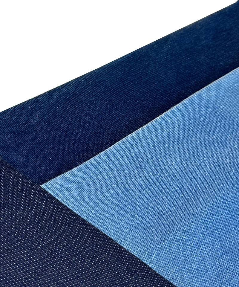 -9756#Indigo-Jacquard-12.7oz-High stretch-denim fabric#90005