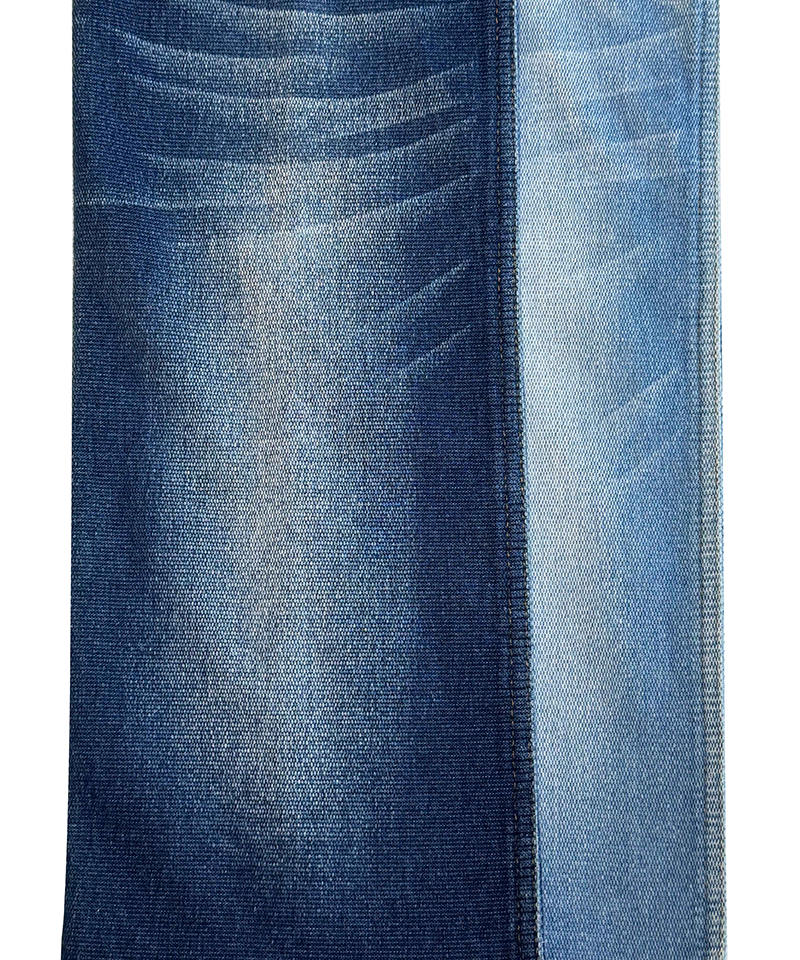 -9756#Indigo-Jacquard-12.7oz-High stretch-denim fabric#90005